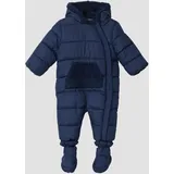 s.Oliver Unisex Wattierter Overall mit Kapuze - blau - 80