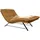 W.Schillig Relaxliege daily dreams Leder 95 x 91 x 170 cm Gelb mit Kissen
