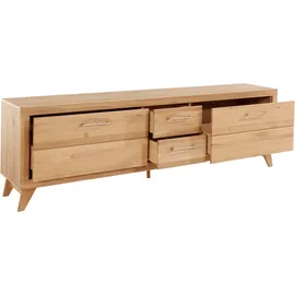 vogl möbelfabrik 1237 Lowboard 211 cm Braun/Massivholz