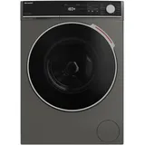 Sharp ES-NFH714CANA-DE Waschmaschine Frontlader / 7 kg/A (A bis G) / 1400 U/min/Adanced Inverter Motor / 15 Programme/Dampffunktion/AquaStop/Espresso Gray