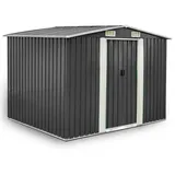 Estexo Geräteschuppen 2,05 x 2,57 m Grau