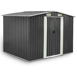 Estexo Geräteschuppen 2,05 x 2,57 m Grau