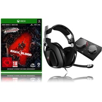 Warner Bros. Back4Blood + Headset (Xbox One / Xbox Series X) + A40 TR für Xbox X|S, Xbox One, PC, Mac - Schwarz/Rot