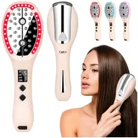 cool-i 5 in 1 Kopfhaut Massagebürste,LED, Infrarot, EMS, Ionen – Nebel- für Kopfhautpflege St Kamm