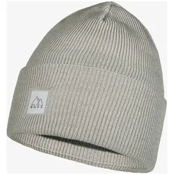 Buff Crossknit Beanie sold light grey (933) One Size