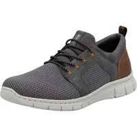Rieker Herren B7796 Slipper, Grau, 43