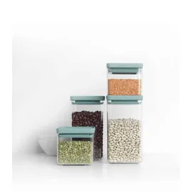 Brabantia 4x1 Brabantia Vorratsdose Tasty eckig, dunkelgrau