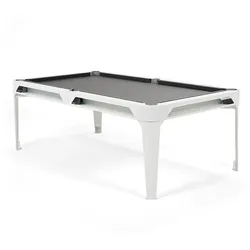 Cornilleau Billardtisch "Hyphen" Dekor Weiß, Meergrün, Dunkelgrau