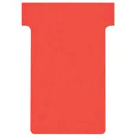 Franken Kartentafel Zubehör T-Karten, Index 3, 100 Stück, rot, TK301