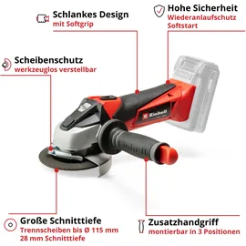 Einhell TE-AG 18/115 Li - Solo ohne Akku