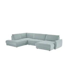 Lounge Collection Wohnlandschaft Chenille 3-Sitzer Beige