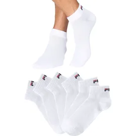Fila UNISEX INVISIBLE PLAIN SOCKS 6 Paar Weiß 35-38
