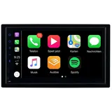 Creasono 2-DIN-Autoradio mit Apple CarPlay, DAB+, Freisprecher, 17,1-cm-Display