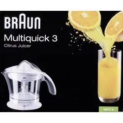 BraunZitruspresse MPZ 9, einstellbarer Fruchtfleischanteil