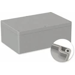 POLLIN, ABS Gehäuse, 240,3 x 160,3 x 90 mm, IP66, Lichtgrau