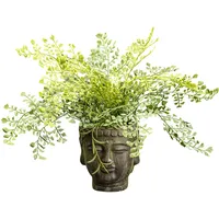 Creativ green Kunstpflanze CREATIV GREEN "Adianthumbusch", grün, H:35cm, Kunstpflanzen, Kunstpflanze, im außergewöhnlichen Gefäß