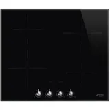 Smeg Induktionskochfeld CLASSICA - SI364BM, Schwarz
