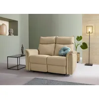 Places of Style 2-Sitzer Zola, Sitzkomfort durch elektrische Relaxfunktion, USB-Anschluss, 142 cm beige