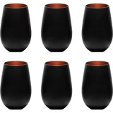 ich-zapfe Farbige Trinkgläser ELEMENTS 0,456 l 6-tlg.