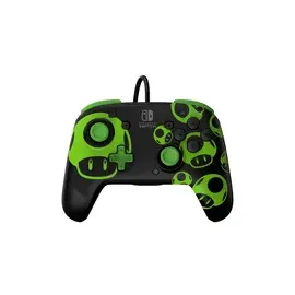 PDP Rematch Wired Controller Glow in the Dark blau Nintendo Switch