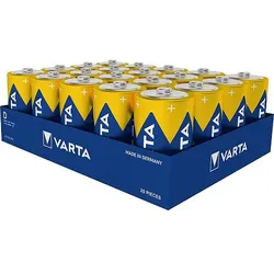 Varta Longlife Power Mono D LR20 Alkaline Batterie - 20er Folienverpackung