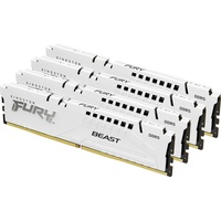 Kingston FURY Beast weiß DIMM Kit 64GB, DDR5-5600, CL40-40-40, on-die ECC (KF556C40BWK4-64)