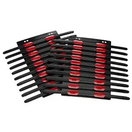 HASenPfeil ® 1 Heftstreifen für 500 Blatt schwarz Kunststoff, 20 St.