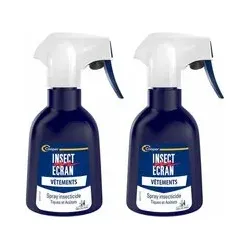 INSECT ÉCRAN anti-tiques et aoûtats pour vêtements 200 ml Spray 2x200