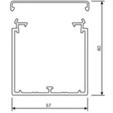 Hager Tehalit Kabelkanal 60x60 verkehrsweiß