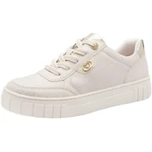Marco Tozzi Sneaker Damen Weite E Beige 38