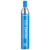 Homewit CO2 Zylinder, Kohlensäure Zylinder Kohlendioxid Zylinder 425g Kohlensäure für ca. 60 L Wasser, Neu & Erstbefüllt in Deutschland geeigne...