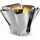 philippi Windlicht Margeaux Edelstahl Silber