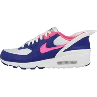 Nike Air Max 90 Flyease Herren Running Trainers CU0814 Sneakers Schuhe (UK 8.5 US 9.5 EU 43, White Hyper pink White 101) - 43 EU