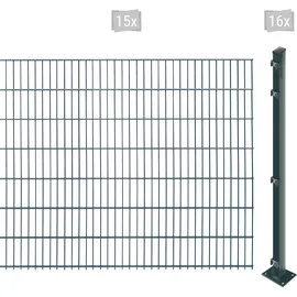 Arvotec Doppelstabmattenzaun 30 m x 143 cm grau/Kunststoff