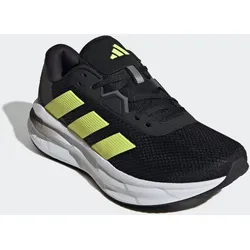Laufschuh ADIDAS PERFORMANCE "GALAXY 7", Gr. 44,5, core schwarz, pulse lime, grau five, Textil, Synthetik, sportlich, Schuhe