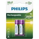 Philips Multi Life AA 2600 mAh 2 St.