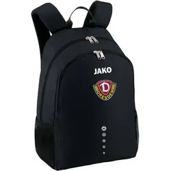 JAKO Fanartikel Dynamo Dresden Rucksack Classico, schwarz, ONE SIZE