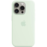 Apple iPhone 15 Pro Silikon Case mit MagSafe - Blassmint