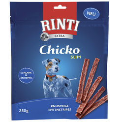 9 x 250 g | Rinti | Slim Knusprige Entenstreifen Chicko | Snack | Hund
