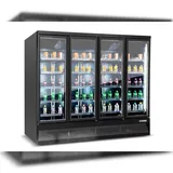 A&S polarny Gastro Getränkekühlschrank Kühlschrank Gewerbekühlschrank 2500l 2-10°C 4 Türen