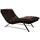 W.Schillig Relaxliege daily dreams Leder 75 x 91 x 170 cm braun mit Kissen