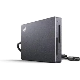 Angelbird SD Dual Card Reader (USB), Speicherkartenlesegerät, Grau