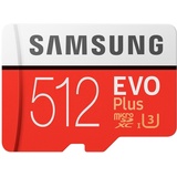 Samsung microSDXC EVO Plus 512 GB Class 10 UHS-I U3 + SD-Adapter