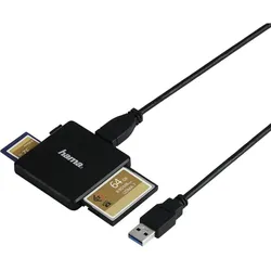 hama USB 3.0-Multikartenleser schwarz