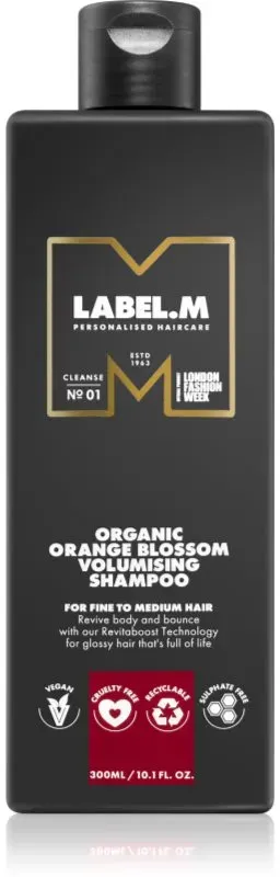 label.m Organic Orange Blossom Shampoo für mehr Haarvolumen 300 ml
