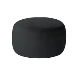 Samt Hocker  Amadi ¦ schwarz ¦ Maße (cm): B: 60 H: 40
