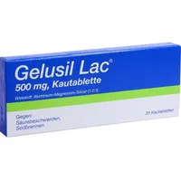 CHEPLAPHARM Arzneimittel GmbH GELUSIL LAC Kautabletten 20 St
