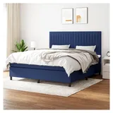 Lattenrost mit Matratze 160 x 200 cm, Stoff, einfache Montage für Schlafzimmer und Hotelzimmer