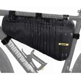 luxuskollektion Fahrrad Rahmentasche wasserdicht 4 l schwarz