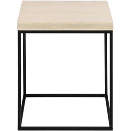 AC Design Livetastic Beistelltisch, Beige, quadratisch, 40x45x40 cm